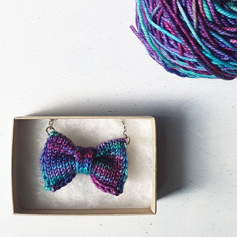 Jewel Bow Tie Necklace - Wool & Water