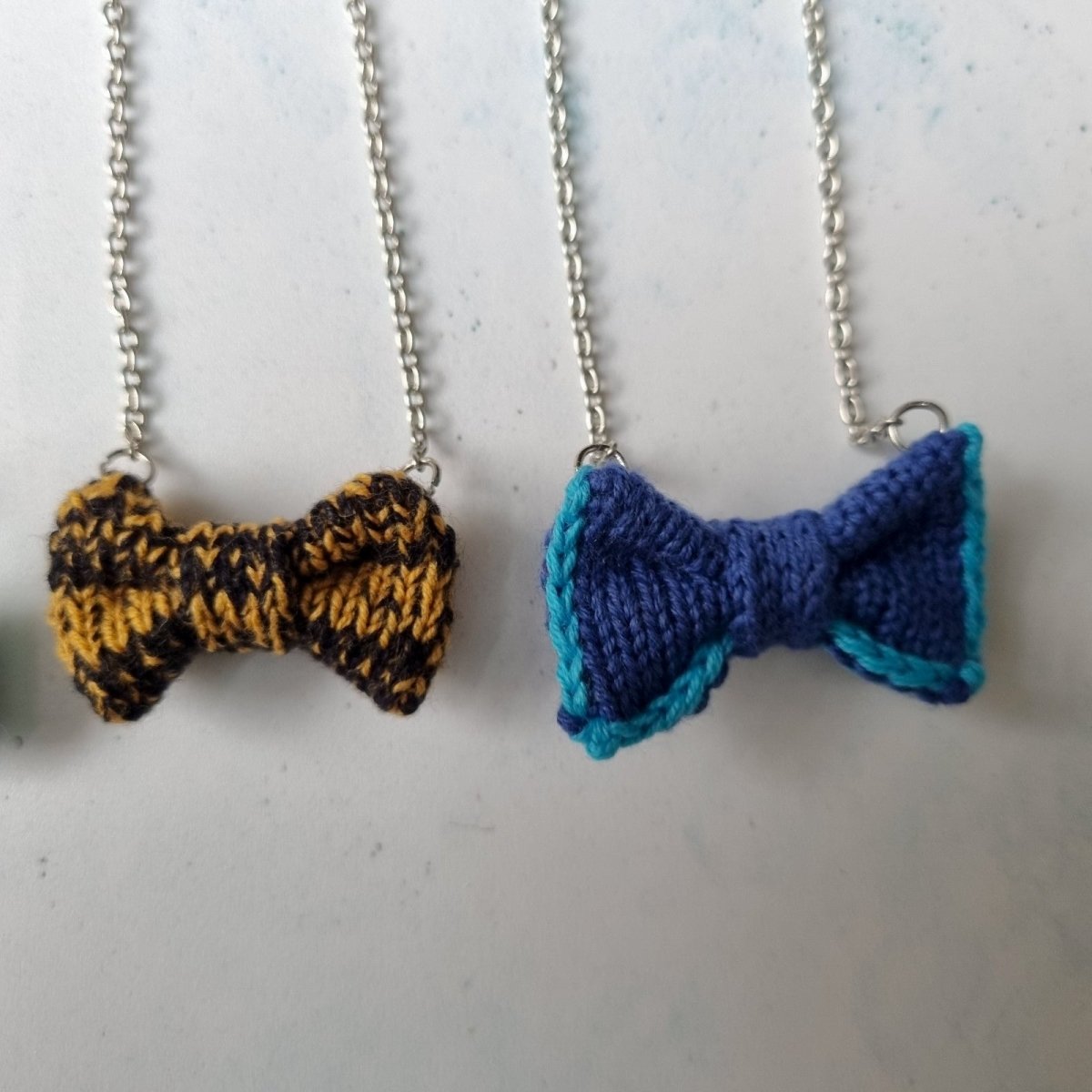 Clearance: Mini Bow Tie Necklaces - Wool & Water