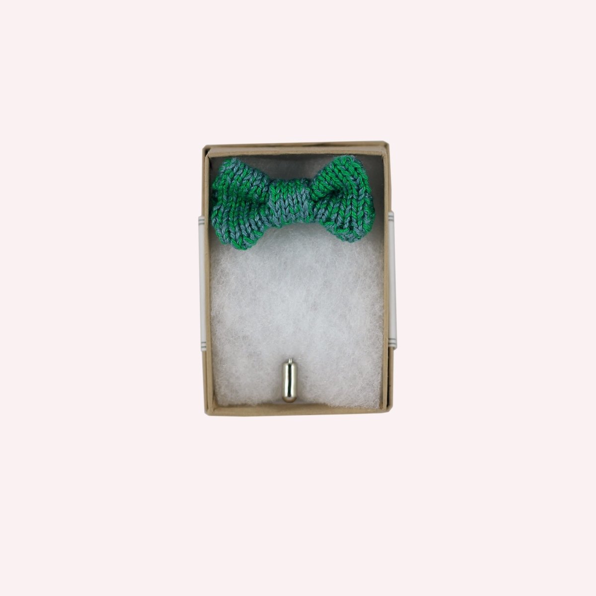 Green Bow Tie Pin - Wool & Water