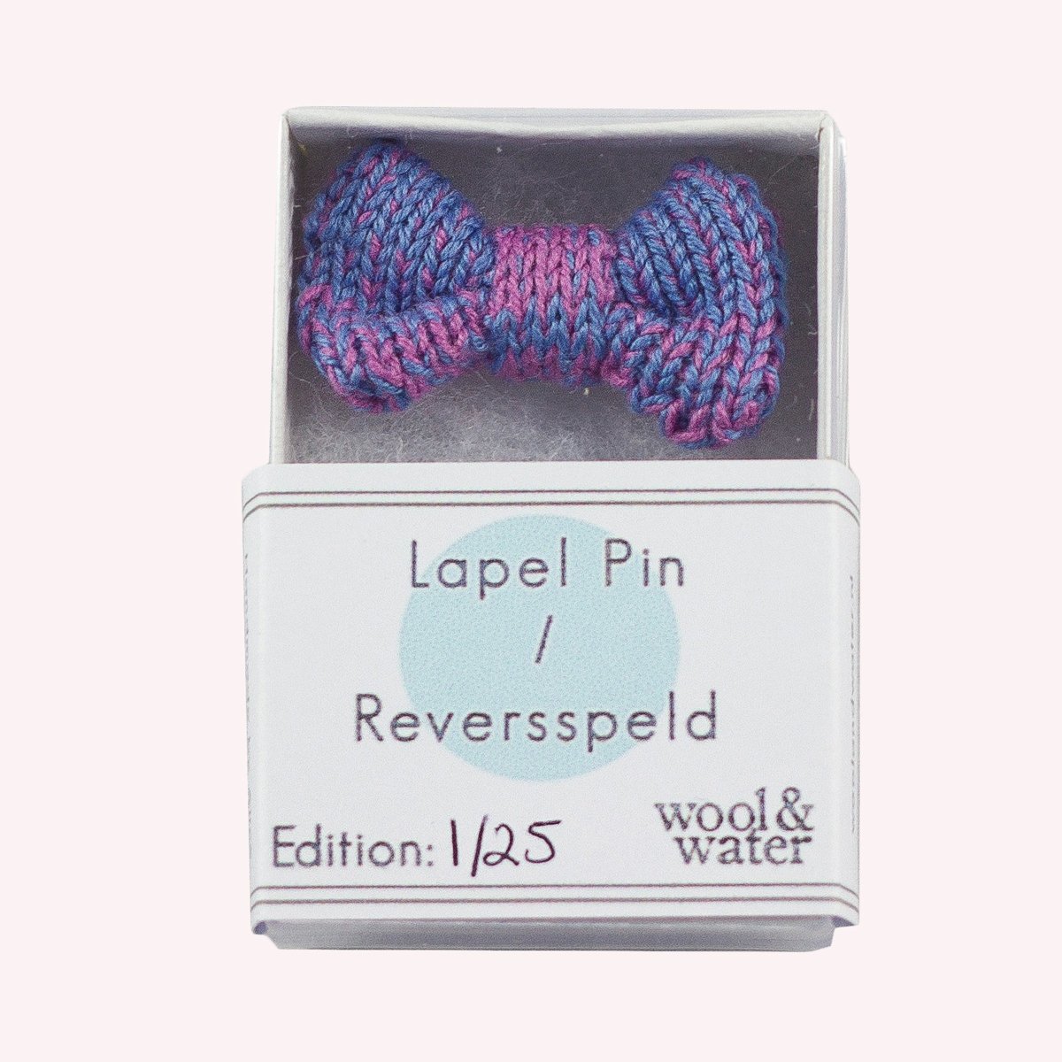 Lilac Bow Tie Pin - Wool & Water