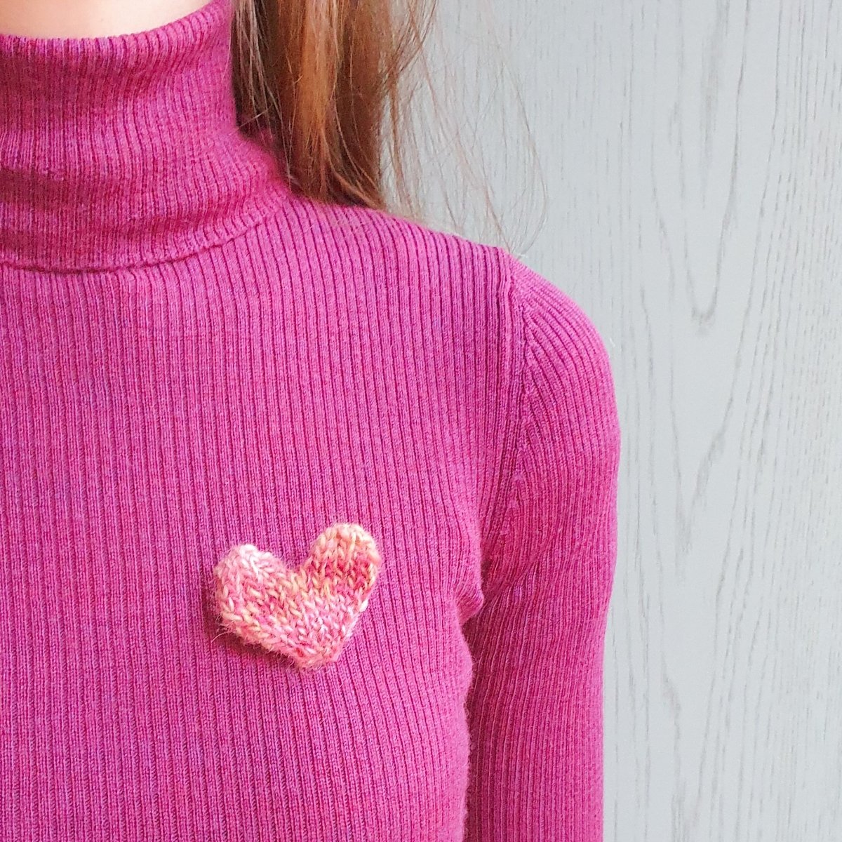 Love Heart Pin - Wool & Water