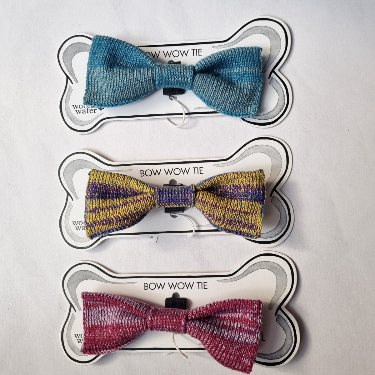One Off Designs: Large Dog Bow Ties - Wool & Water