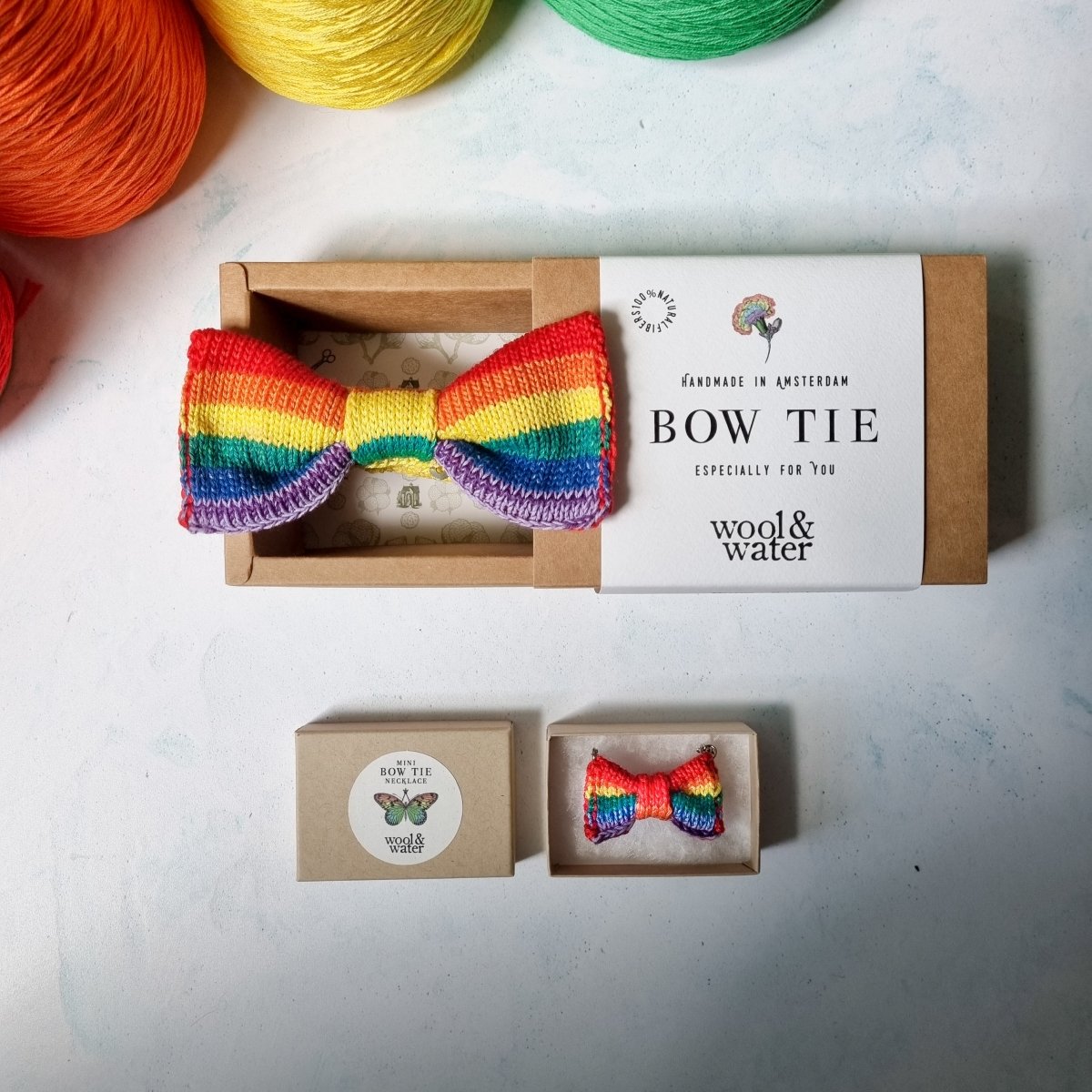 Rainbow Bow Tie: PRIDE - Wool & Water