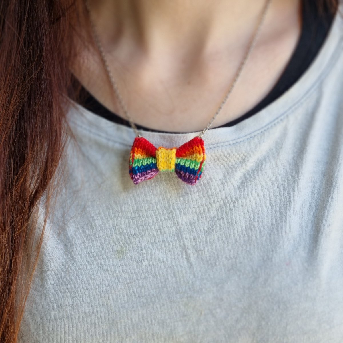 RainBOW Dog Bow Tie + Necklace Set (Special Edition) - Wool & Water
