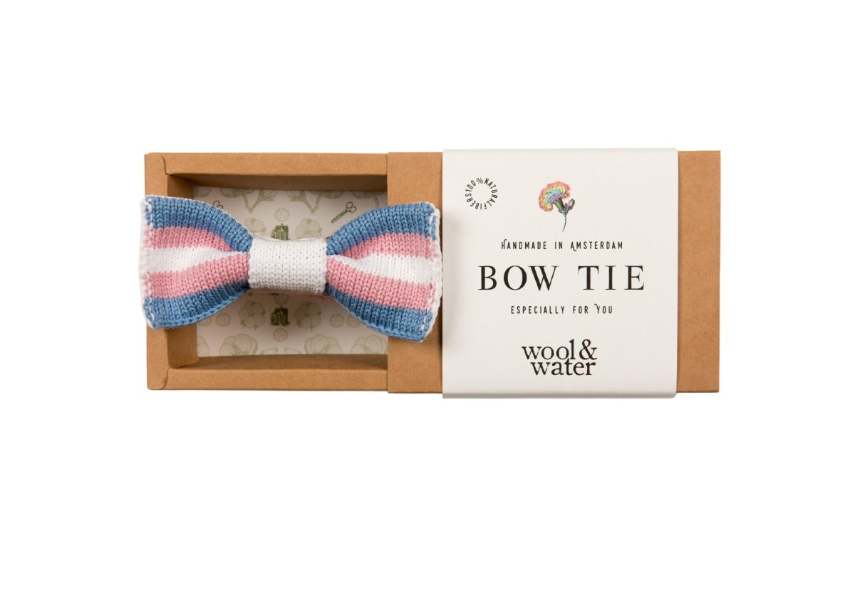Transgender Flag Bow Tie: PRIDE - Wool & Water
